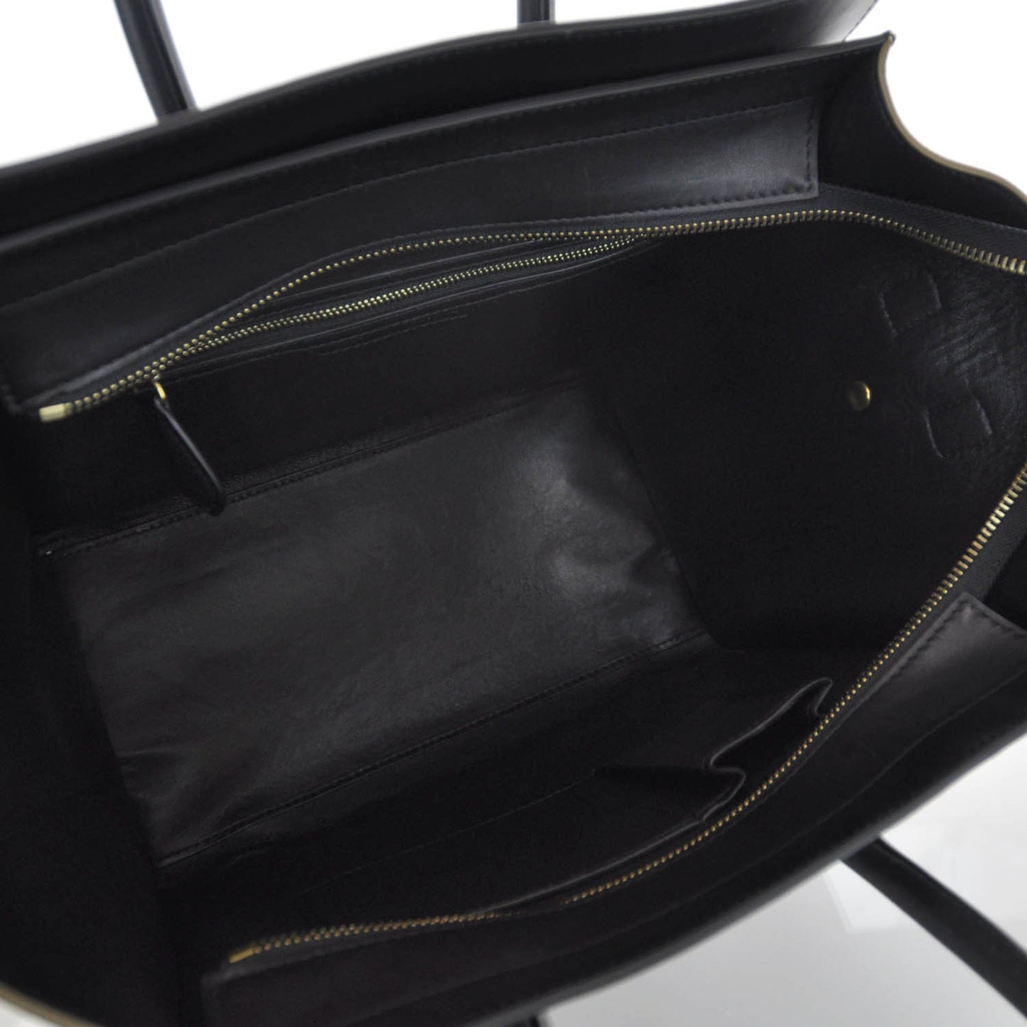 Smooth Calfskin and Suede Mini Tri-Color Luggage