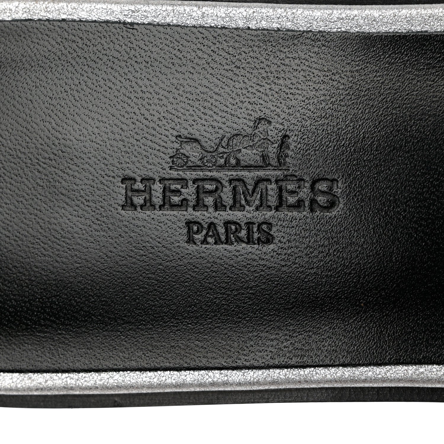 Hermes Velvet Goatskin Crystal Beads Oran Sandals 37 Gris Argente 7 of 9
