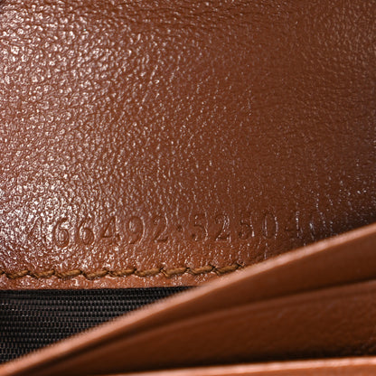 Gucci Azalea Calfskin Matelasse Diagonal GG Marmont Card Case Wallet Cuir 7 of 7