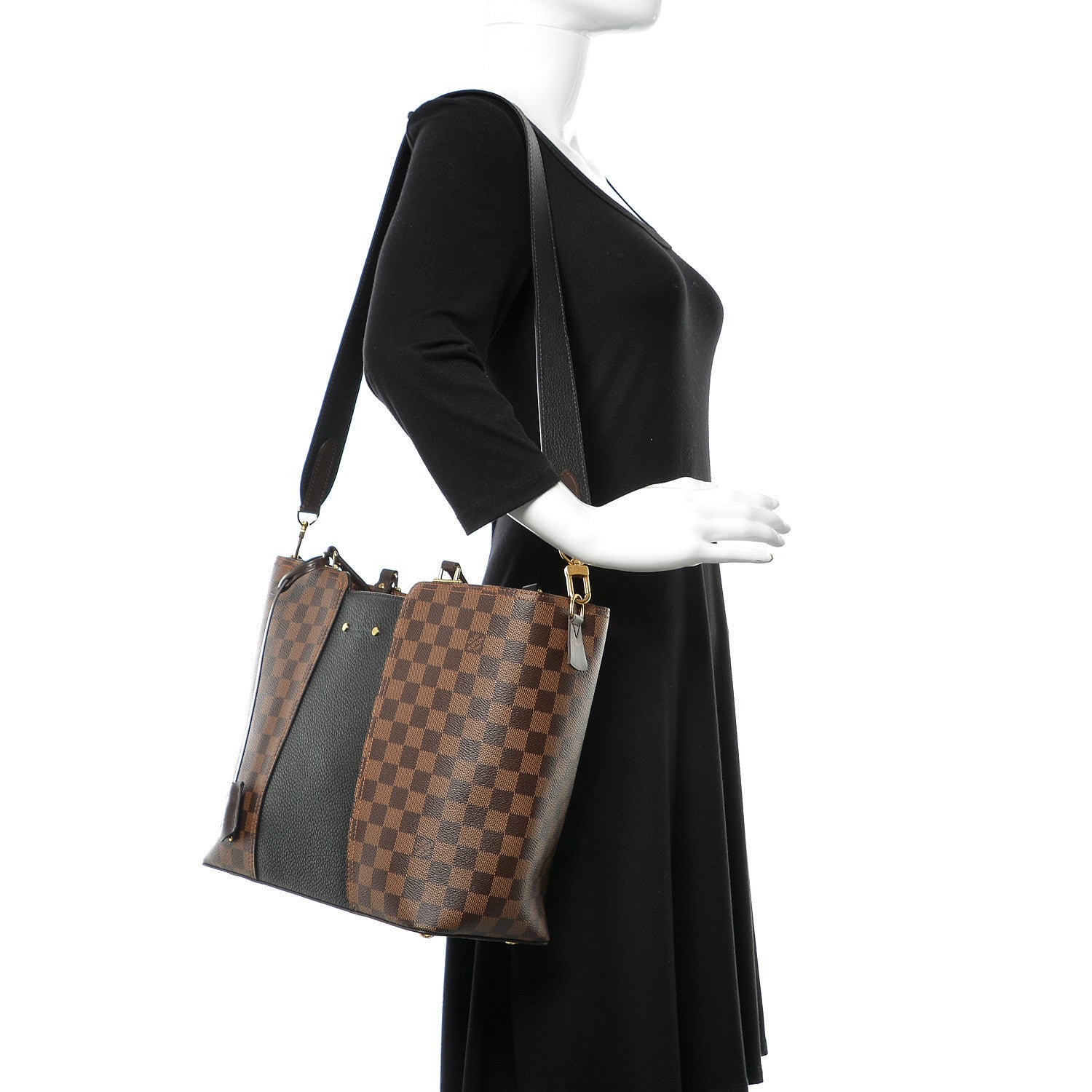 Louis Vuitton Damier Ebene Jersey Black 3 of 12
