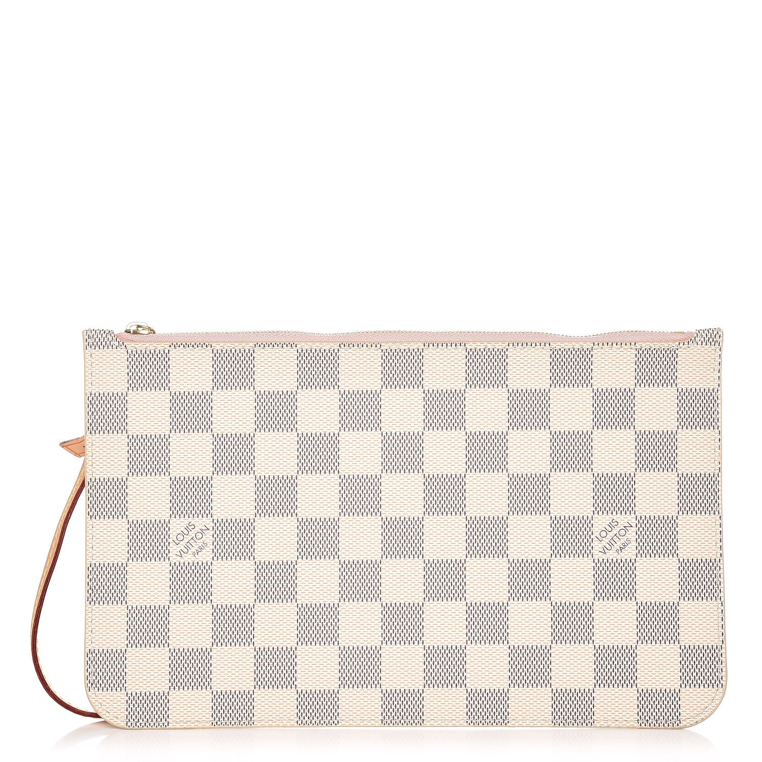 Louis Vuitton Damier Azur Neverfull MM GM Pochette Rose Ballerine 1 of 7