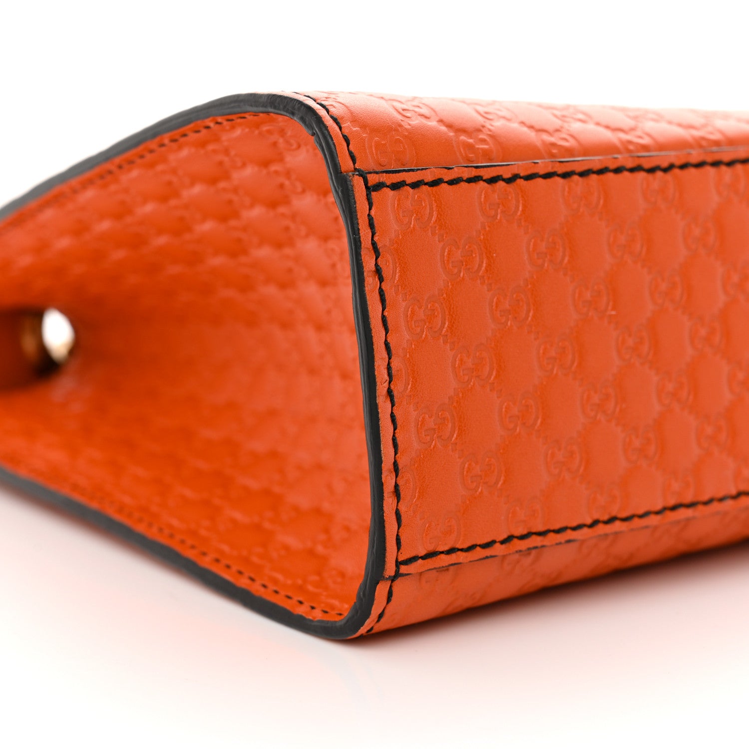 Gucci Microguccissima Medium Emily Chain Shoulder Bag Sun Orange 9 of 10