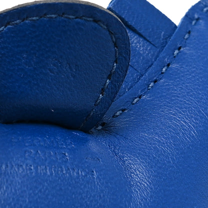 Hermes Milo Lambskin Lizard Touch Grigri Rodeo Horse Bag Charm PM Bleu France Bleu Saphir 3 of 3