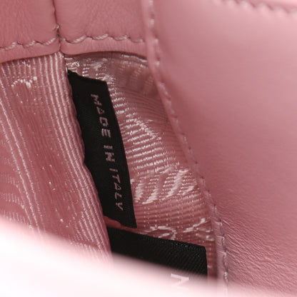 Prada Re-Nylon Spazzolato Double Pocket Buckle Shoulder Bag Alabastro 7 of 10