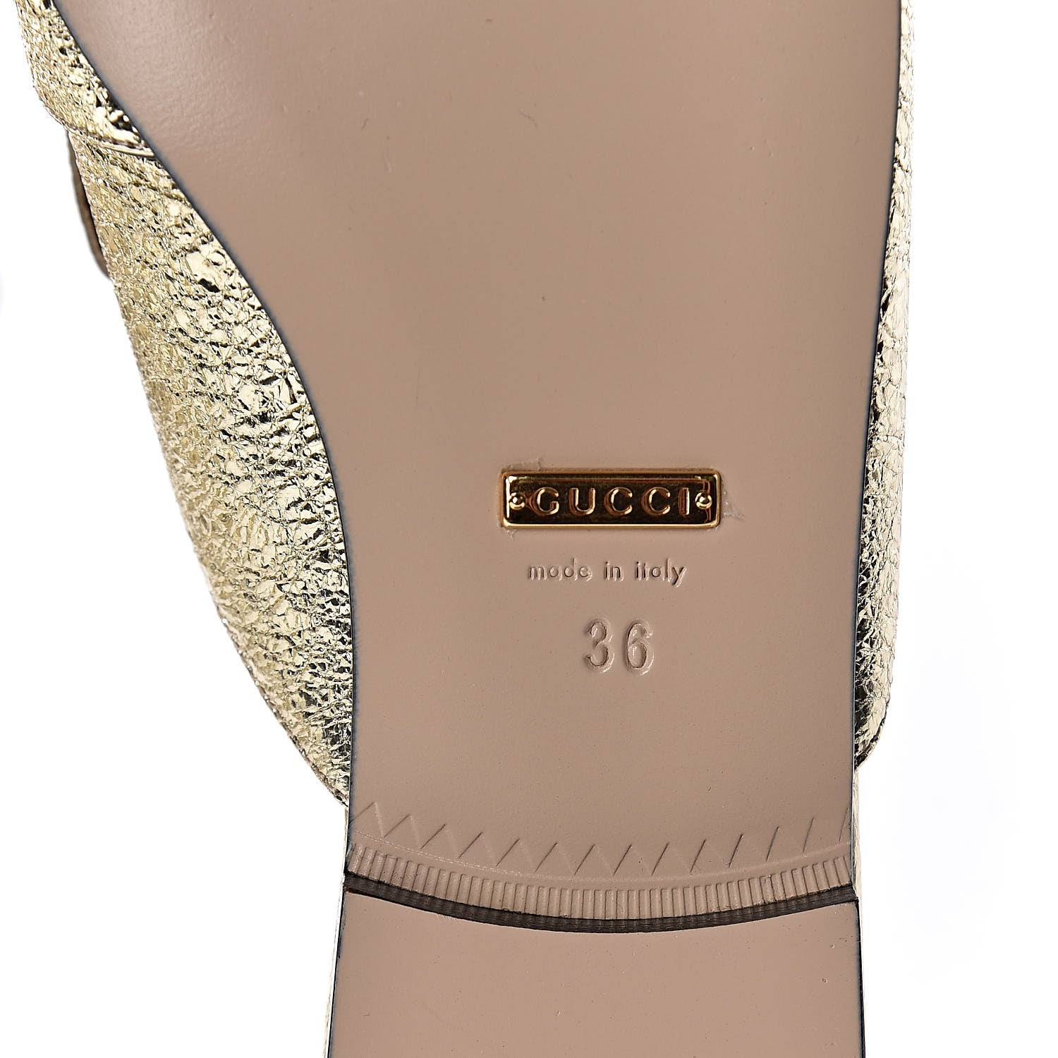 Gucci Galassia Womens GG Marmont Fringe Slippers 36 Platino 6 of 10
