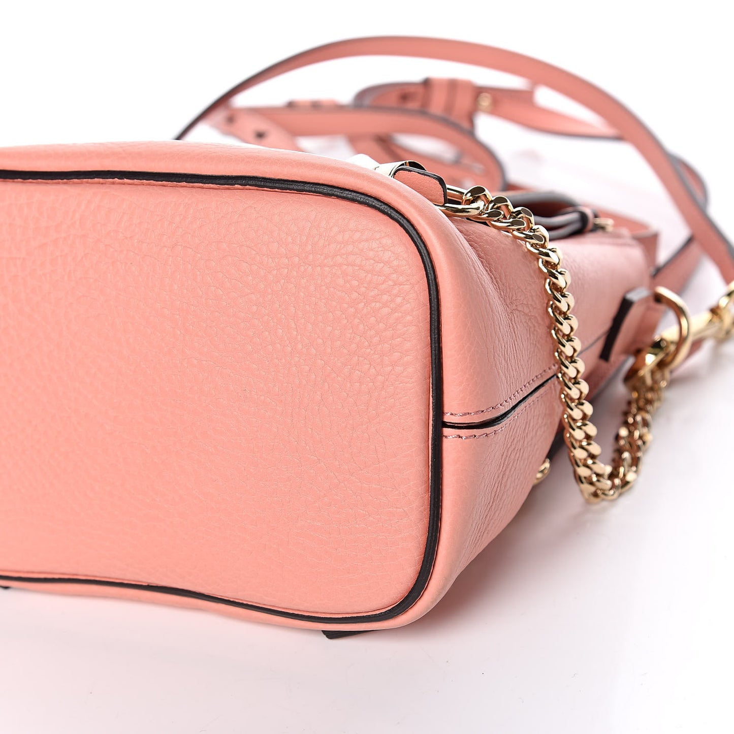 Suede Calfskin Mini Faye Backpack Ideal Blush