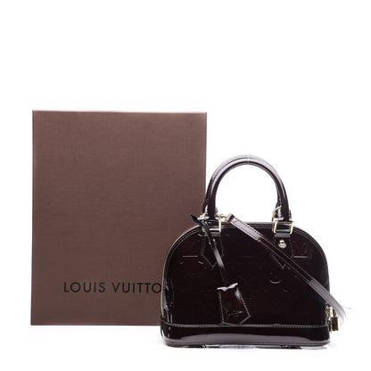 Louis Vuitton Vernis Alma BB Amarante 7 of 7