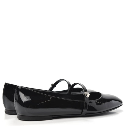 Louis Vuitton Patent Uniformes Ballet Flats 38.5 Black 4 of 8