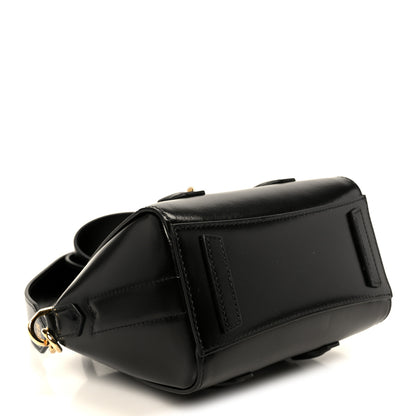 Givenchy Box Calfskin Mini Lock Antigona Shoulder Bag Black 4 of 9