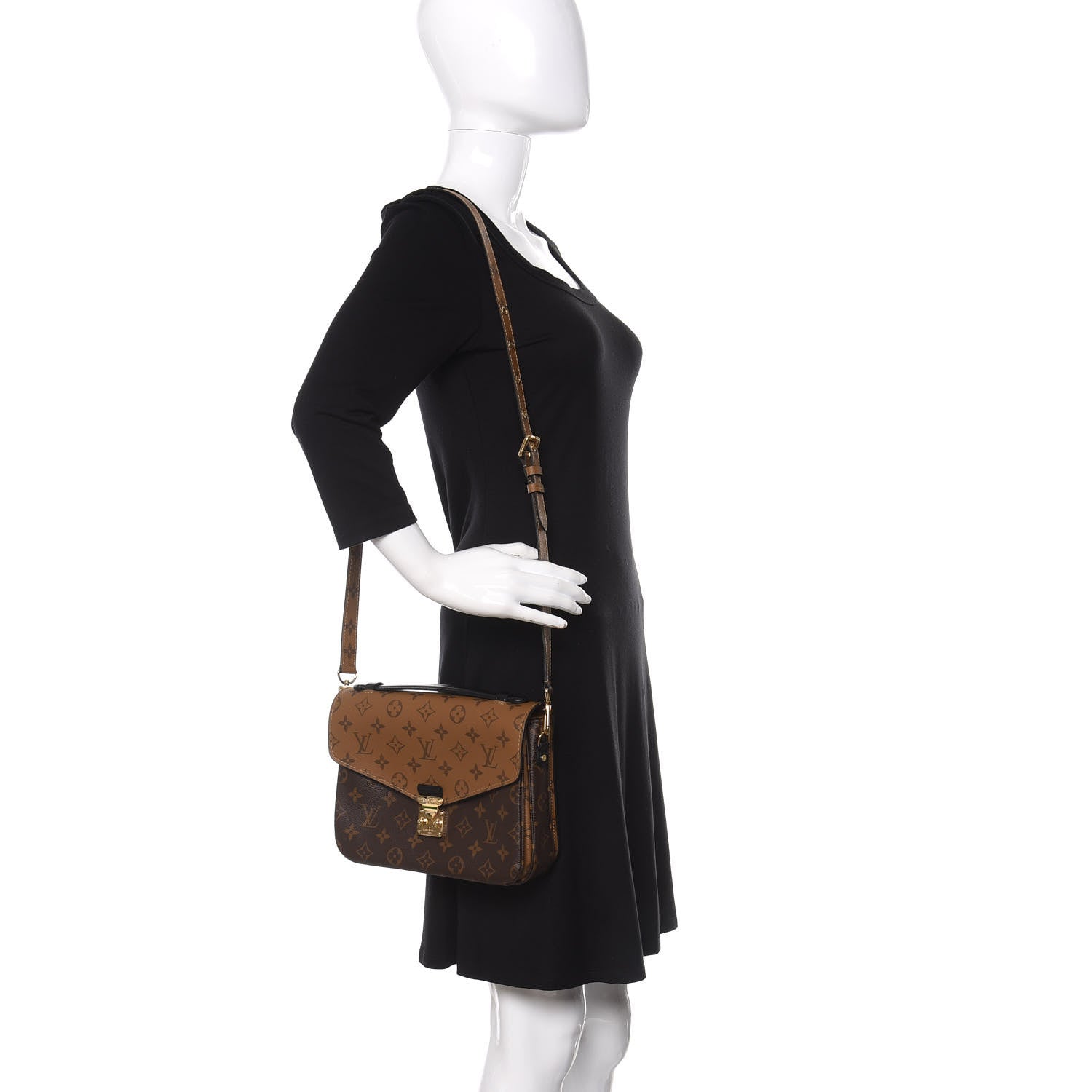Louis Vuitton Reverse Monogram Pochette Metis 2 of 11