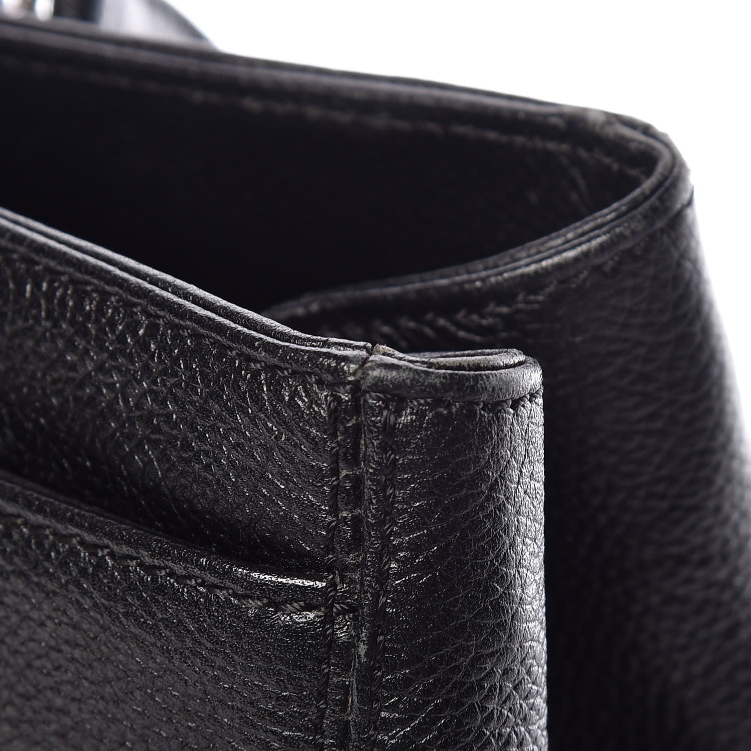 Chanel Calfskin Cerf Executive Shopper Tote Black 9 of 14