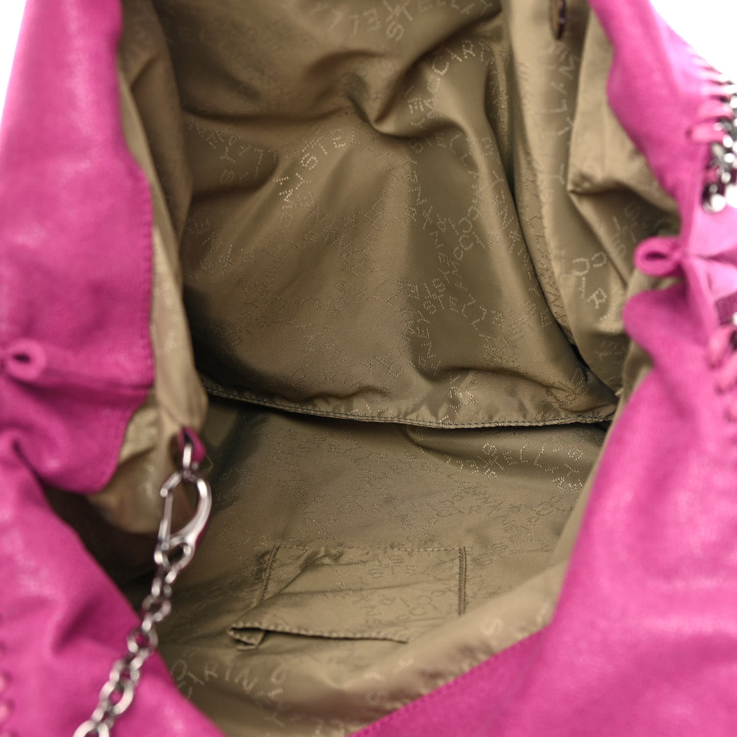 Shaggy Deer Falabella Tote Hot Pink
