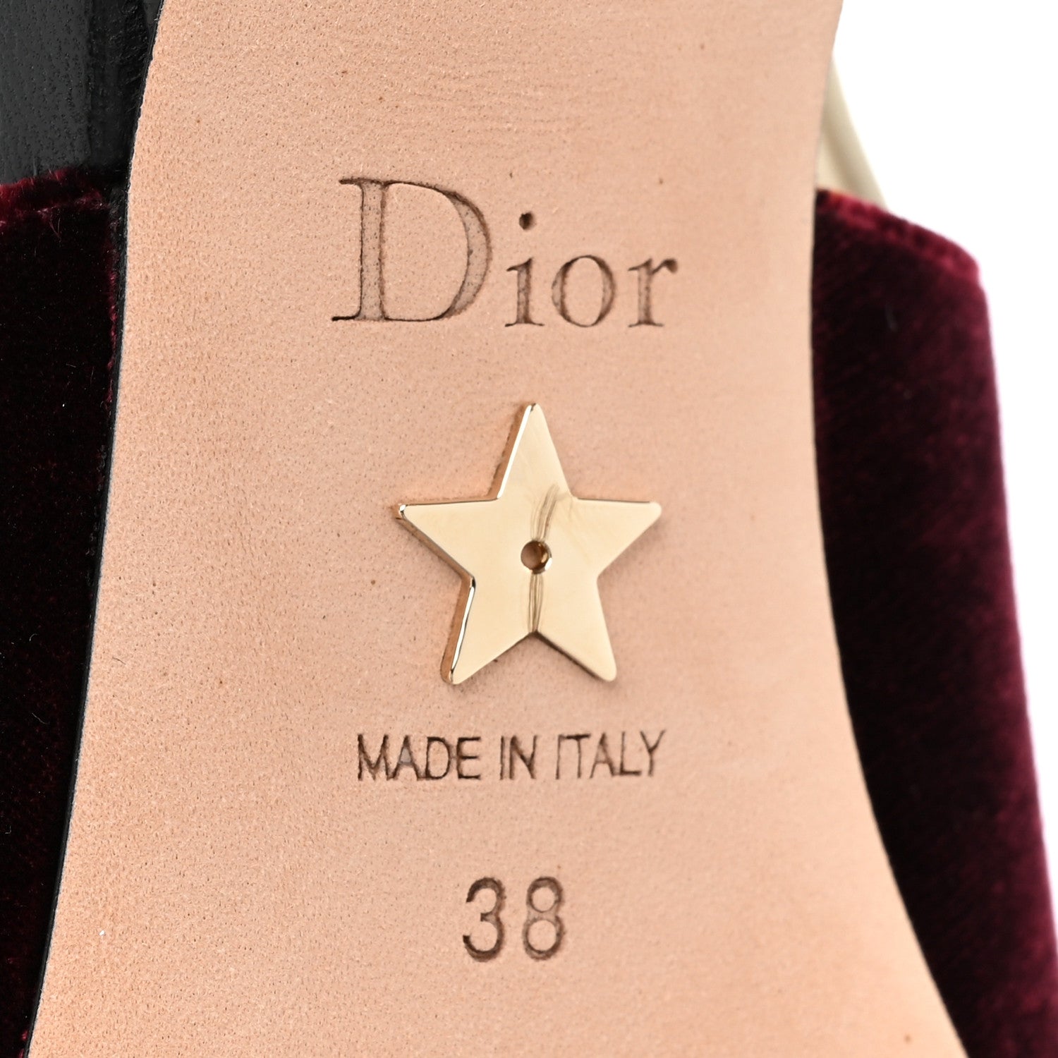 Christian Dior Velvet Ribbon J'Adior Slingback 65mm Pumps 38 Deep Amaranth 6 of 9