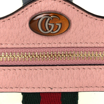 Gucci Vinyl Web Mini Ophidia Transparent Shoulder Bag Perfect Pink 11 of 12