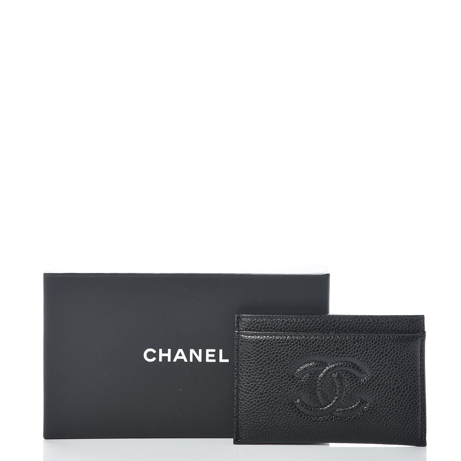 Chanel Caviar Timeless CC Card Holder Black 9 of 9