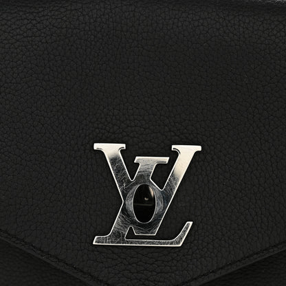 Louis Vuitton Soft Calfskin My Lockme Chain Bag BB Black 12 of 16