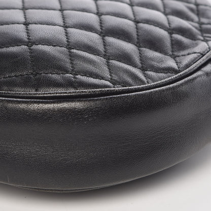 Dolce & Gabbana Lambskin Quilted Round Shoulder Bag Black 8 of 10