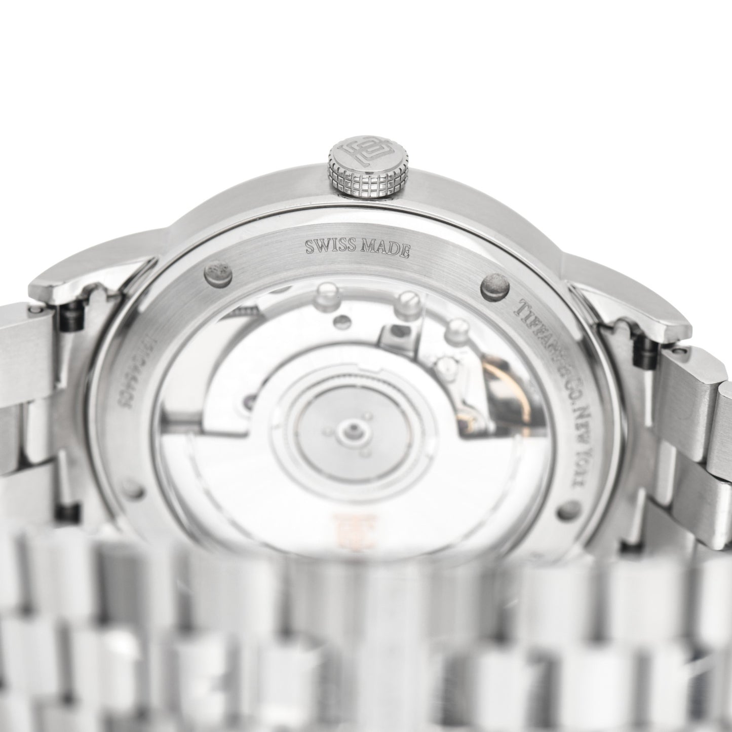 Stainless Steel Diamond Bezel 34mm CT60 3-Hand Automatic Watch Grey