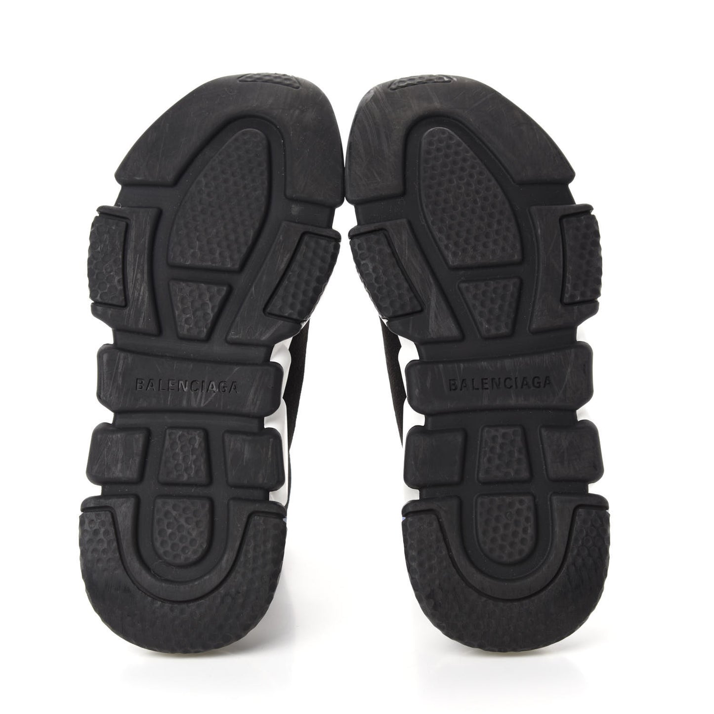 Neoprene Knit Womens Speed Clear Sole Sneakers 37 Black White