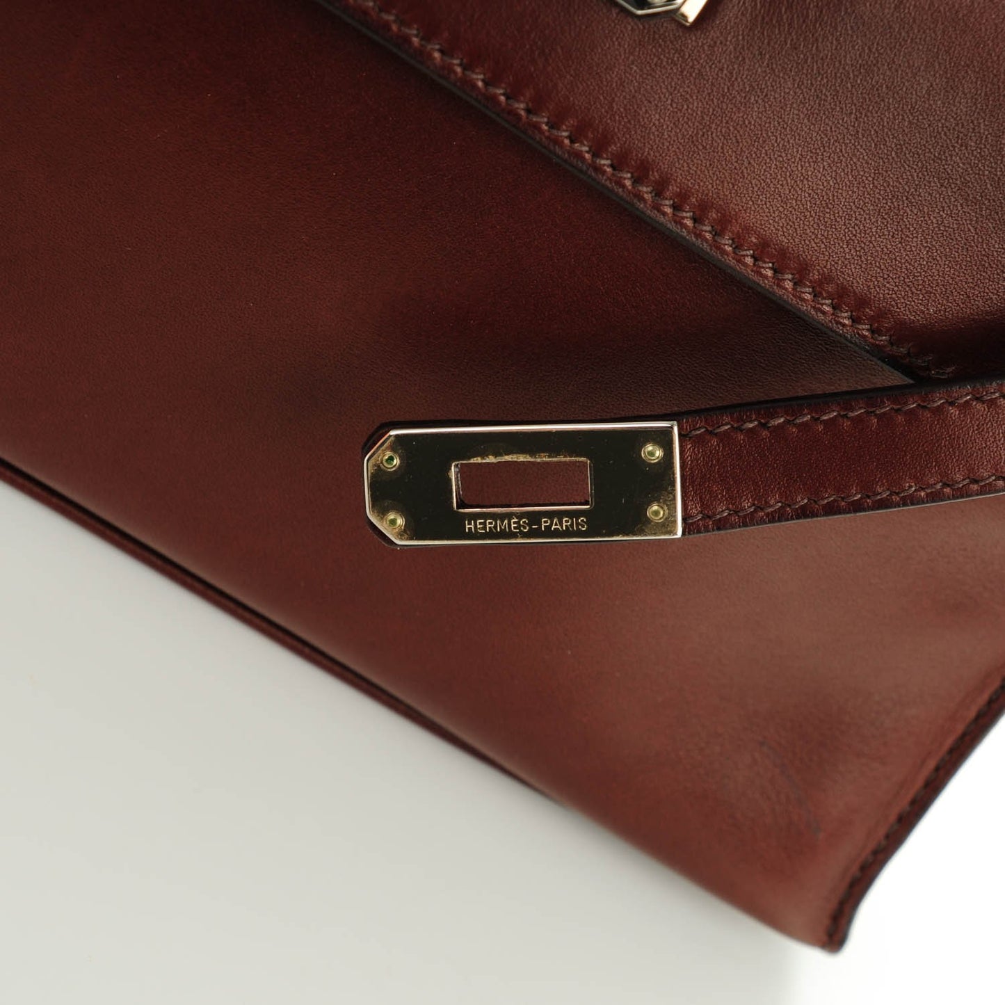 Evercalf Kelly Pochette Clutch Havane