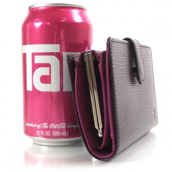 Epi French Purse Clutch Wallet Cassis