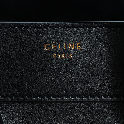 Celine Smooth Calfskin Mini Luggage Black 7 of 8
