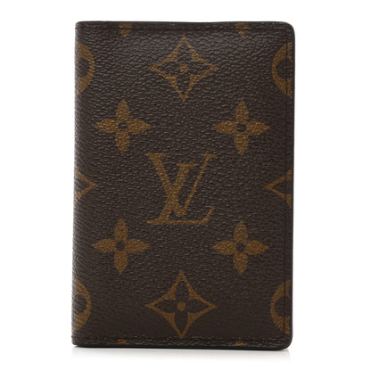 Louis Vuitton Monogram Pocket Organizer Card Holder NM 1 of 7