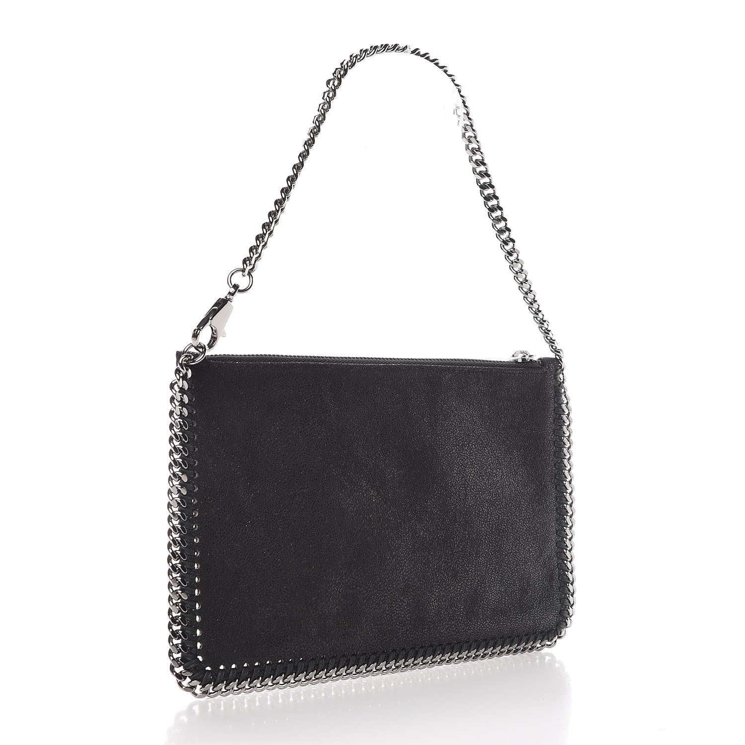 Stella McCartney Shaggy Deer Falabella Clutch Black 3 of 8