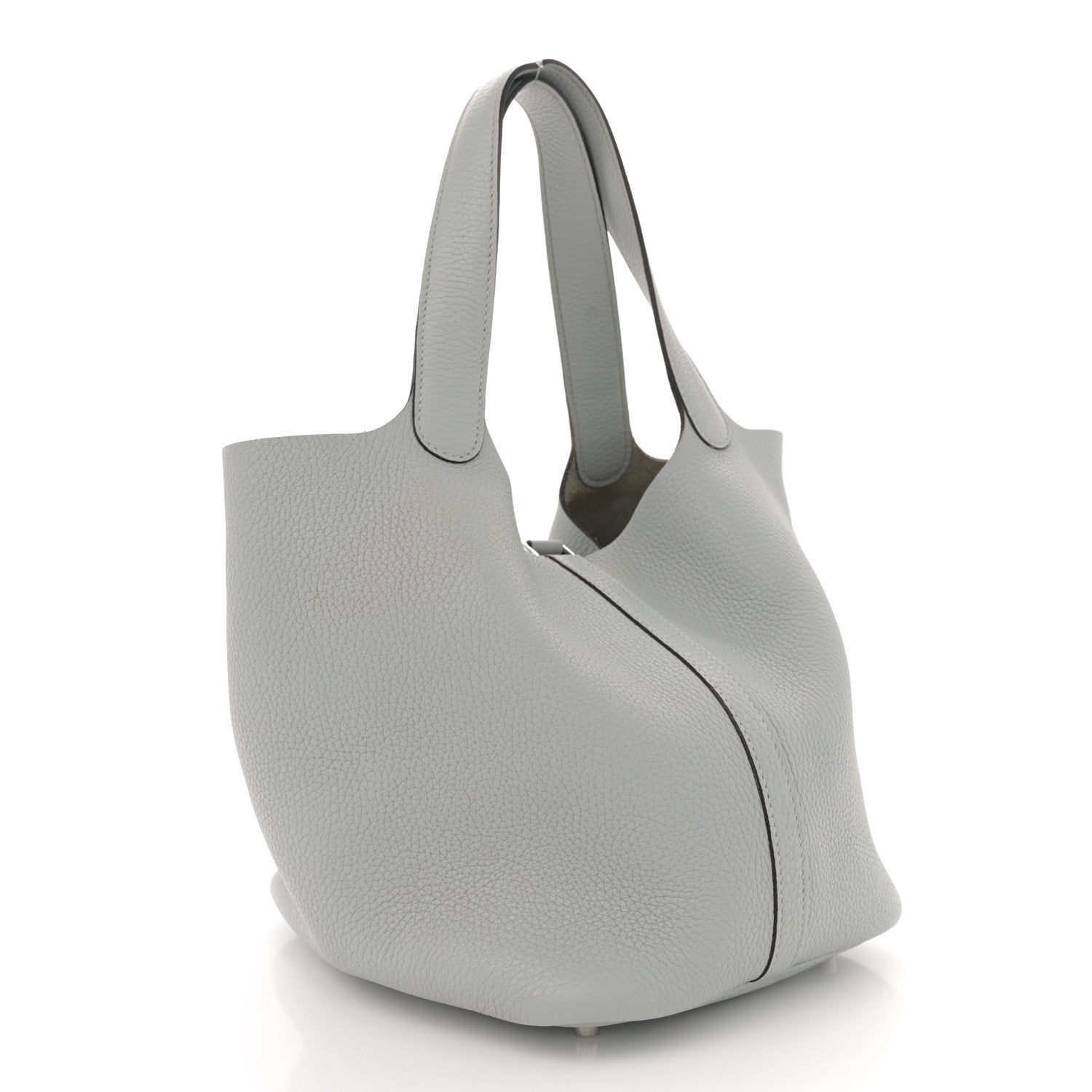 Hermes Taurillon Clemence Picotin Lock 22 MM Bleu Pale 3 of 11