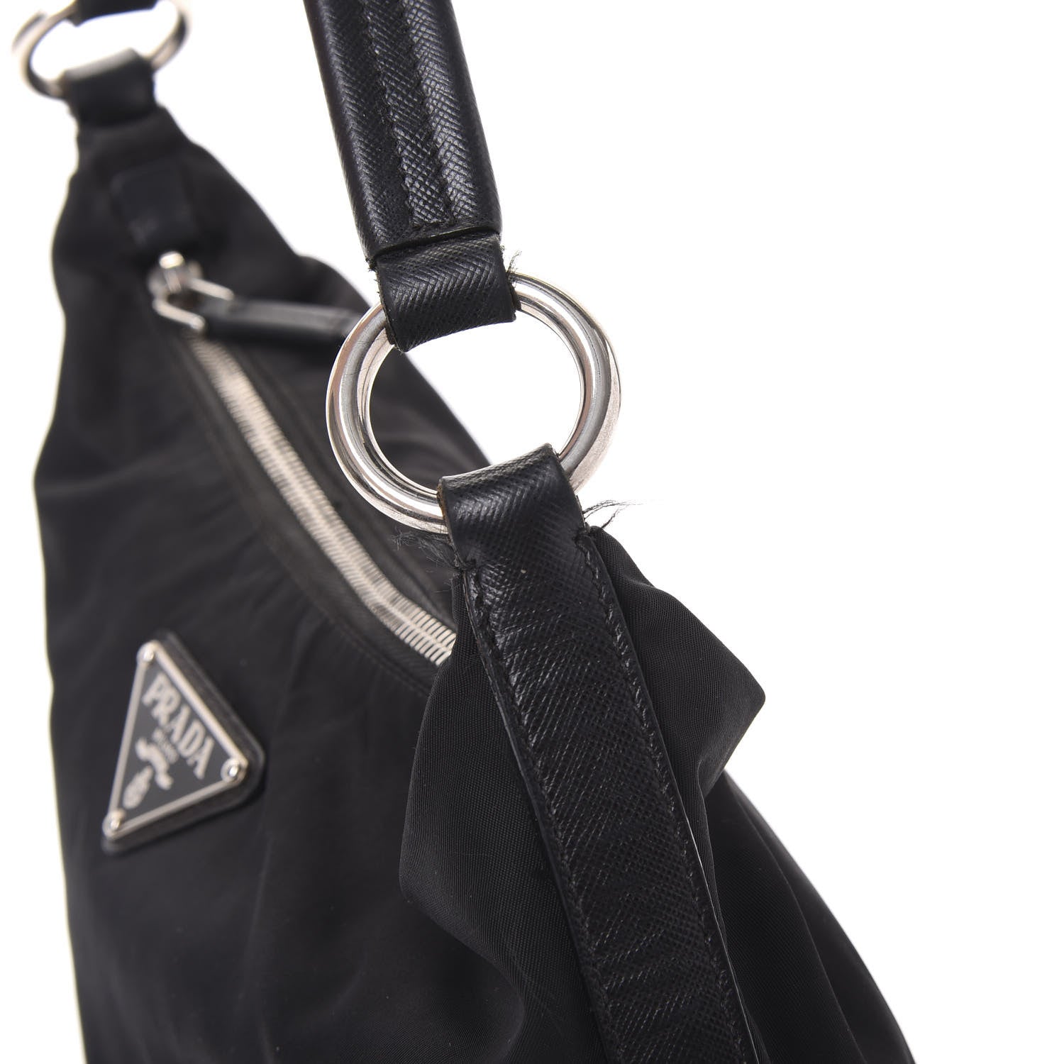 Prada Tessuto Nylon Sport Shoulder Bag Black 11 of 12