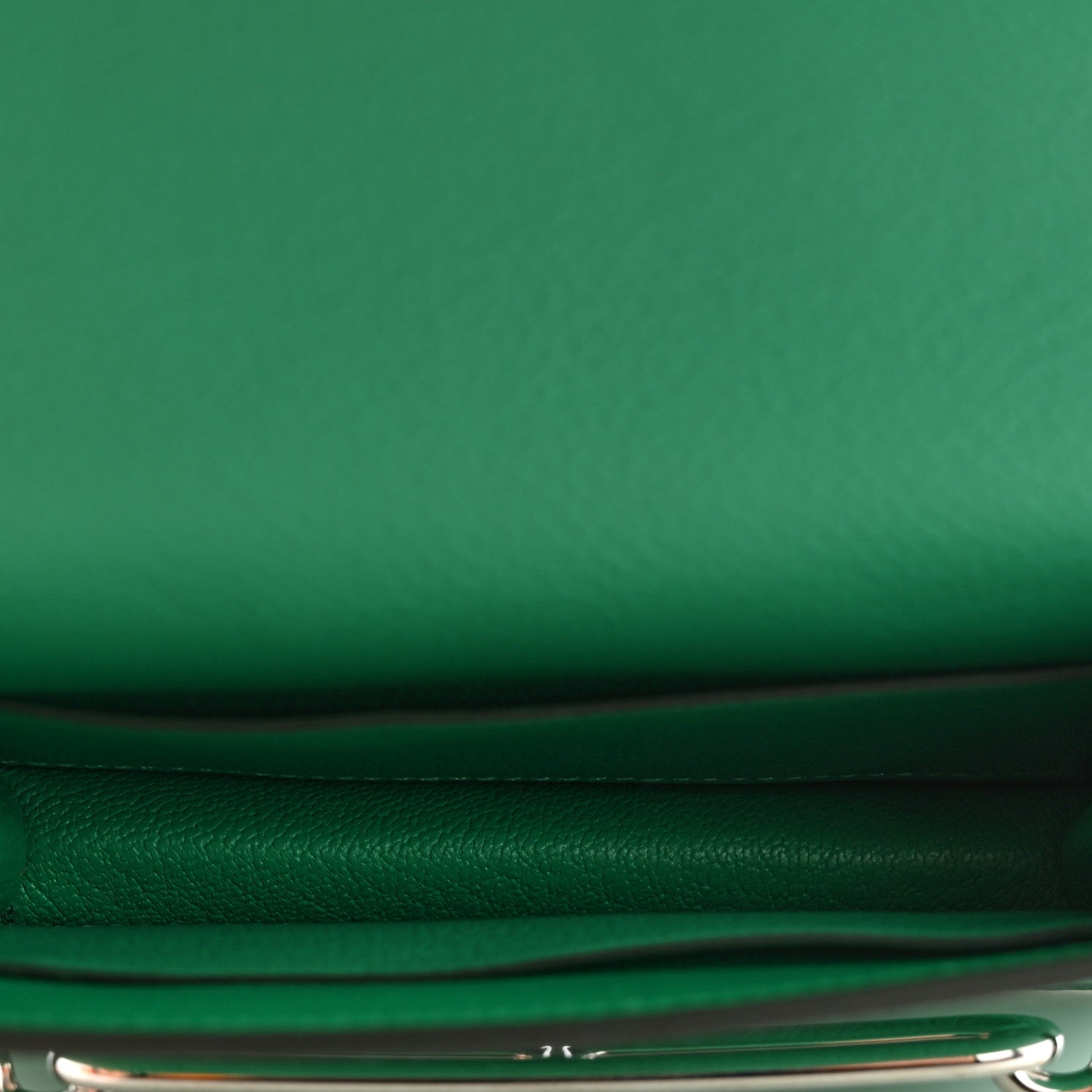 Hermes Evercolor Bi-Color Roulis Slim Wallet Menthe Vert Bosphore 5 of 8