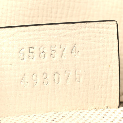 Gucci Azalea Calfskin Web Mini Horsebit 1955 Shoulder Bag Mystic White 7 of 10