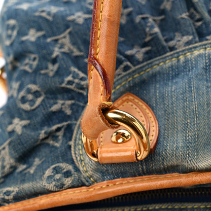 Louis Vuitton Denim Neo Cabby GM Blue 15 of 19