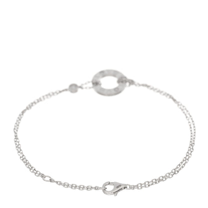 Cartier 18K White Gold Diamond LOVE Bracelet 2 of 4