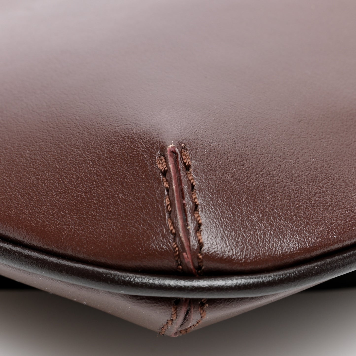 Smooth Calfskin Le Bisou Medium Brown