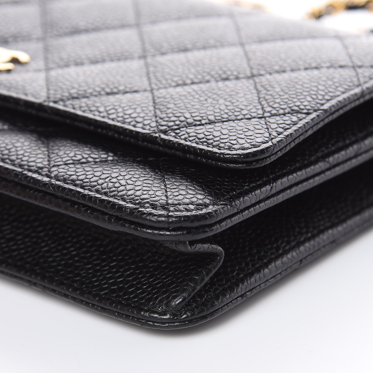 Chanel Caviar Quilted Wallet On Chain WOC Black 10 of 10