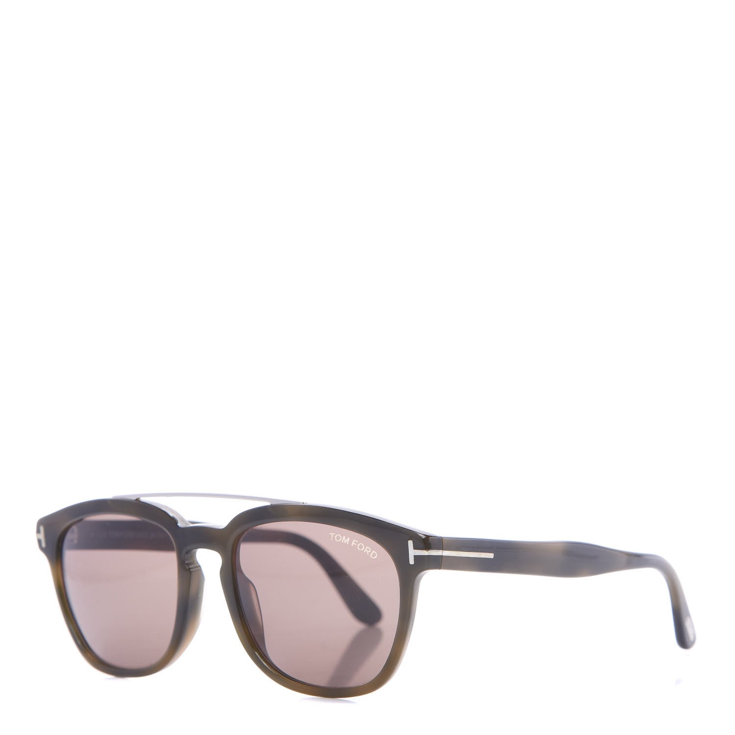 Tom Ford Holt Sunglasses TF516 Havana Green 1 of 7