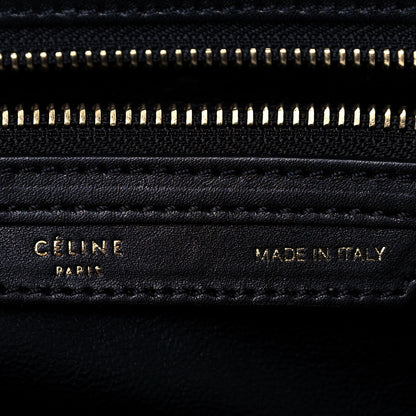 Celine Smooth Calfskin Mini Bi-Color Luggage Forest Black 6 of 15