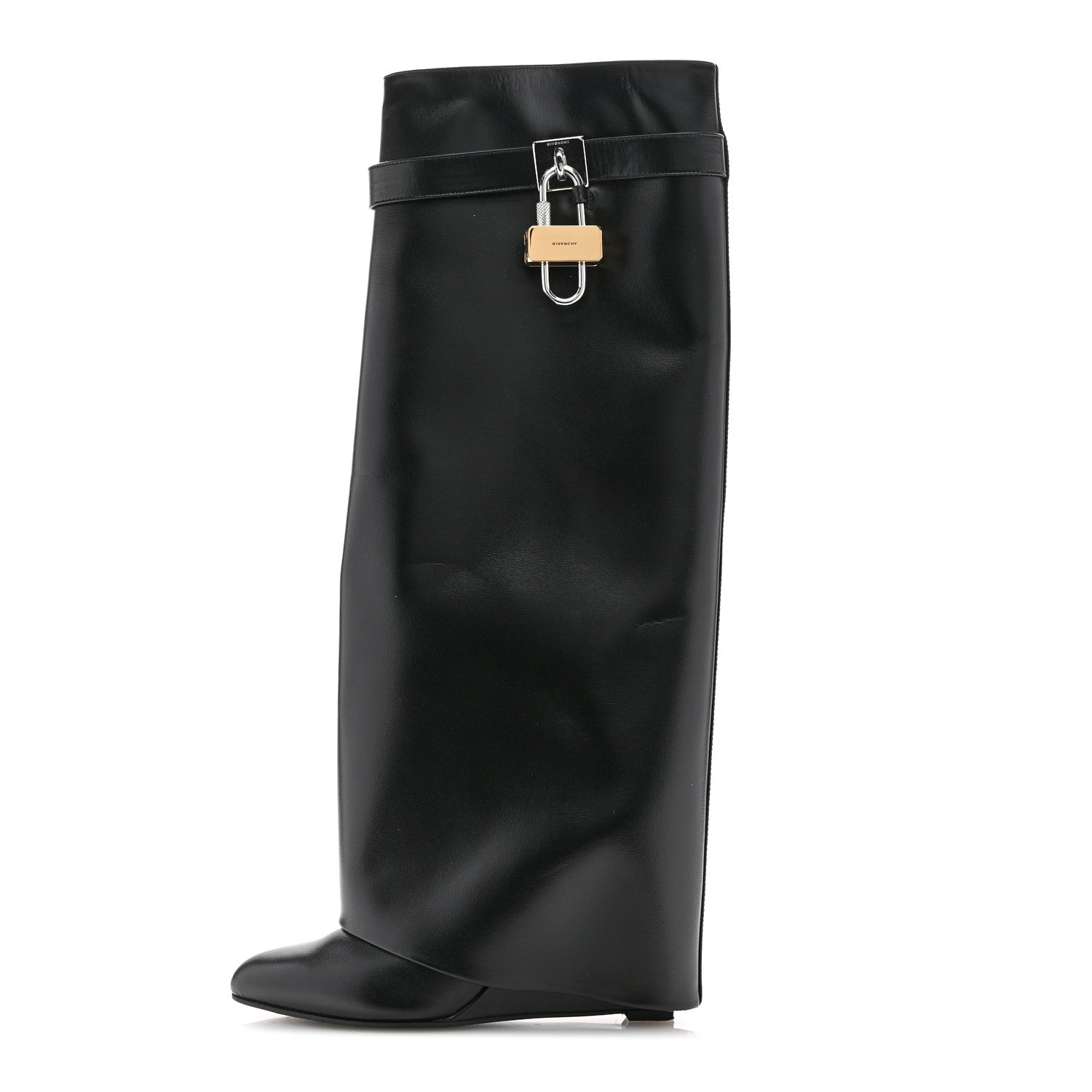 Givenchy Calfskin Shark Lock Pant Boots 38 Black 1 of 11