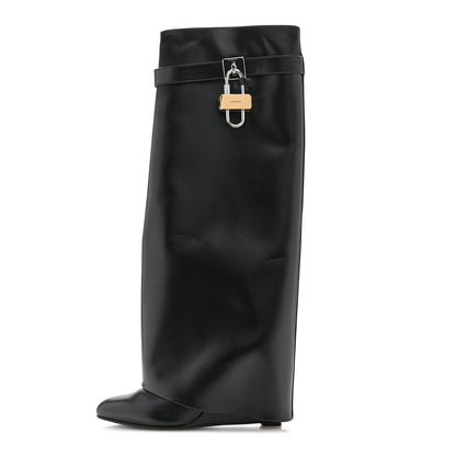 Givenchy Calfskin Shark Lock Pant Boots 38 Black 1 of 11