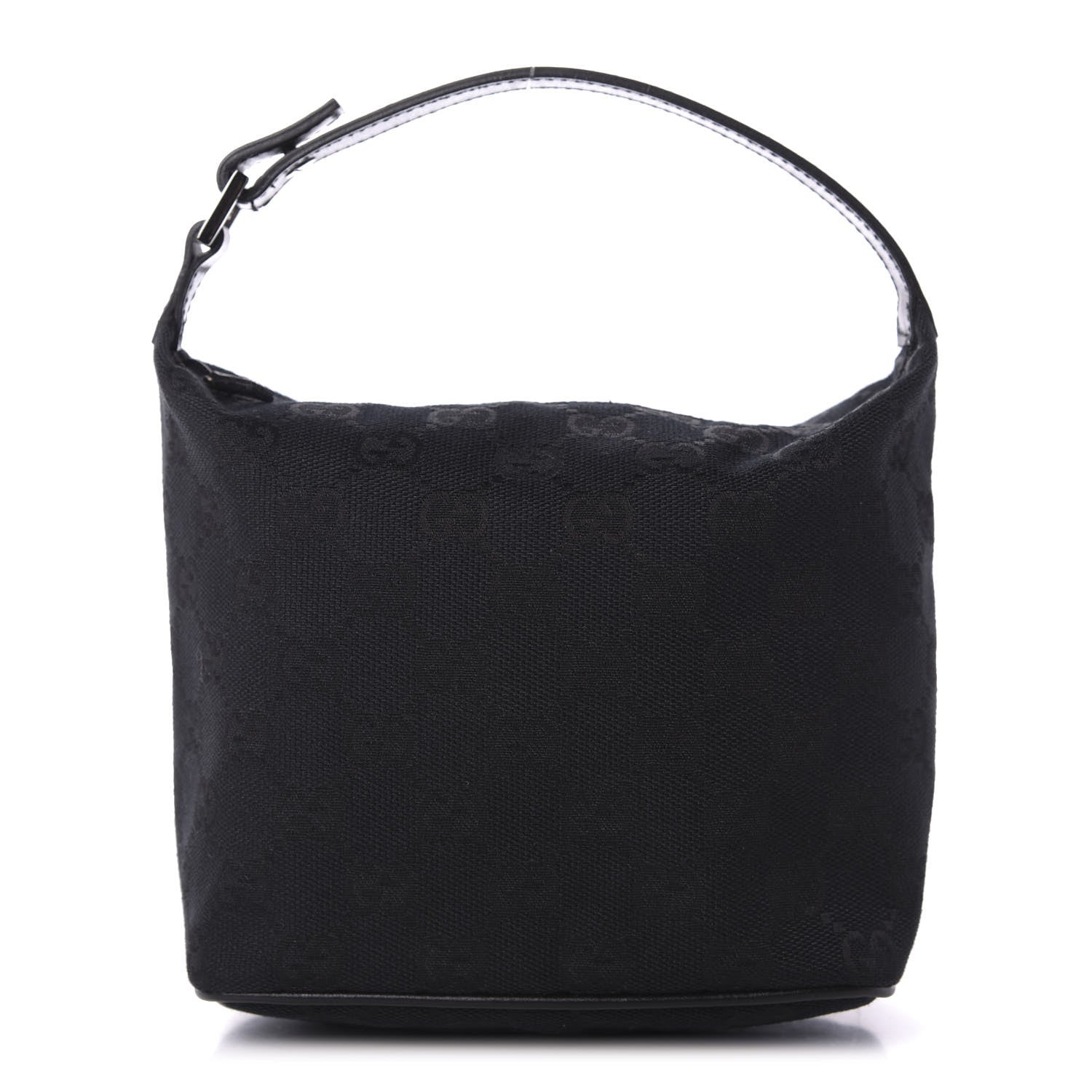 Gucci Monogram GG Pochette Shoulder Bag Black 1 of 9
