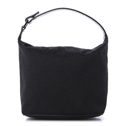 Gucci Monogram GG Pochette Shoulder Bag Black 1 of 9