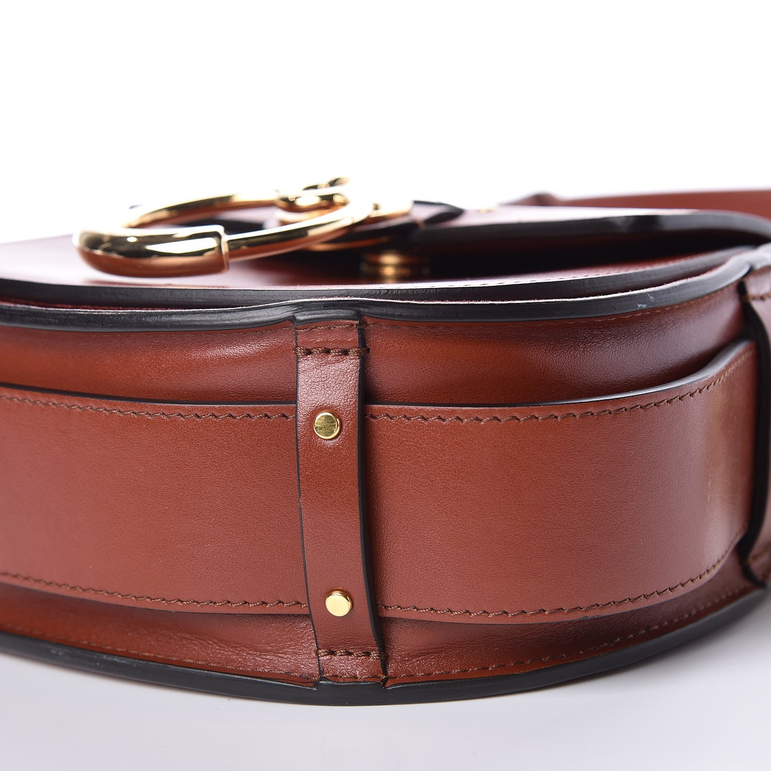 Chloe Calfskin Small Tess Bag Sepia Brown 12 of 15