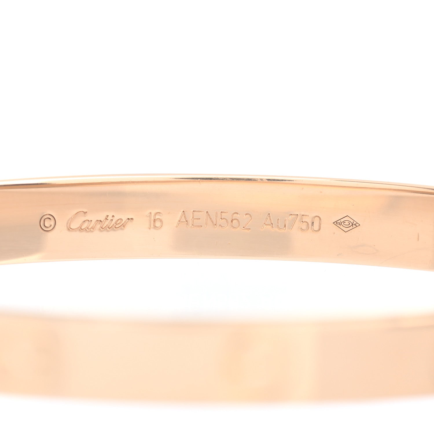 Cartier 18K Yellow Gold LOVE Bracelet 16 4 of 4