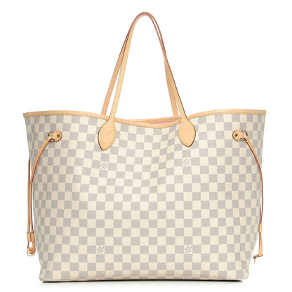Louis Vuitton Damier Azur Neo Neverfull GM Rose Ballerine 1 of 8