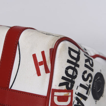 Christian Dior Canvas Hardcore Pierced Boston Black Red White 10 of 17