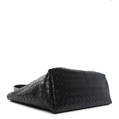 Bottega Veneta Calfskin Intrecciato Small Zipped Tote Black 4 of 11