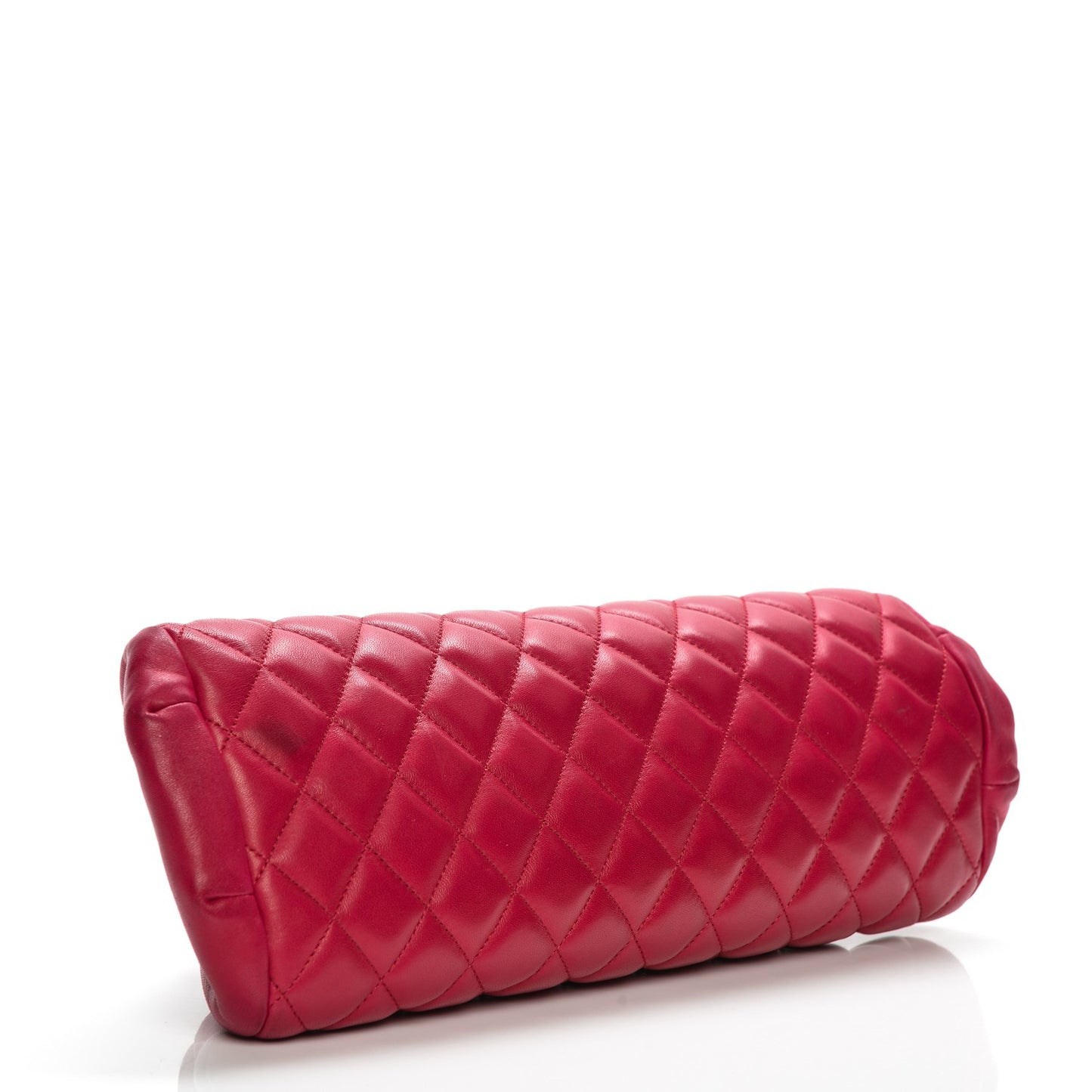 Lambskin Quilted Timeless Clutch Pink