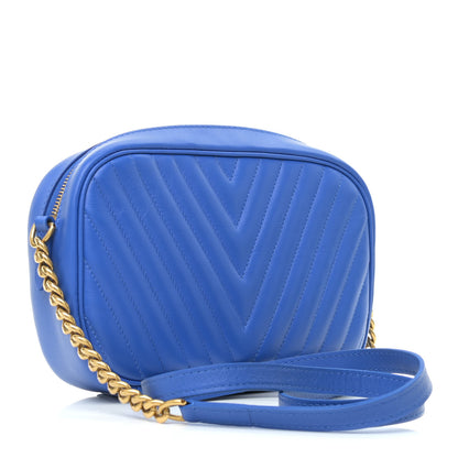 Louis Vuitton Calfskin New Wave Camera Bag Bleu Neon 3 of 10