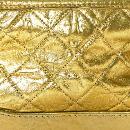 Chanel Metallic Aged Calfskin Quilted Small Gabrielle Hobo Gold 7 of 9